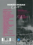 Duran Duran - Live 2011 (A Diamond In The Mind) (back cover)