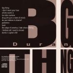 Duran Duran - Instrumental Big Thing (back cover)