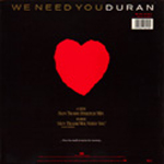 Duran Duran - Skin Trade 12" (back cover)