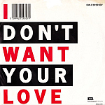 Duran Duran - I Don´t Want Your Love 7" (back cover)